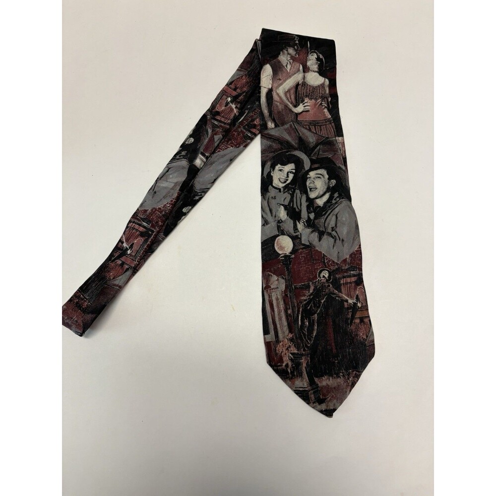 Vintage 1992 Singing in The Rain American Film Classics Silk Tie Necktie USA